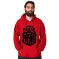 thumbnail image 3 of Big Bad Beard Dad Fathers Day Gift Hoodie Hooded Sweatshirt Men Brisco Brands M, 3 of 6