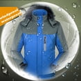 thumbnail image 2 of Chandail à Capuchon Extérieur Hommes Femmes Hiver Chaud Imperméable Veste Manteau de Neige Randonnée Ski Sport Hauts 4 Tailles, 2 of 7
