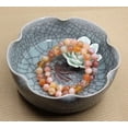 thumbnail image 4 of Natural Red Botswana Agate Handmade Gemstone 8mm Round Beads Elastic Bracelet 7" Unisex, 4 of 4