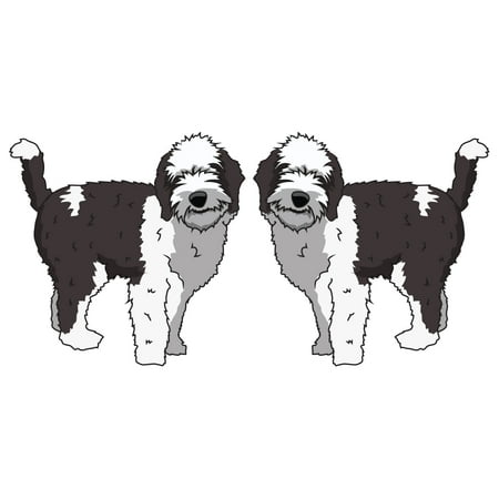 Sheepadoodle Dog Decal | Dog Lover Décor Vinyl Sticker - Walmart.com