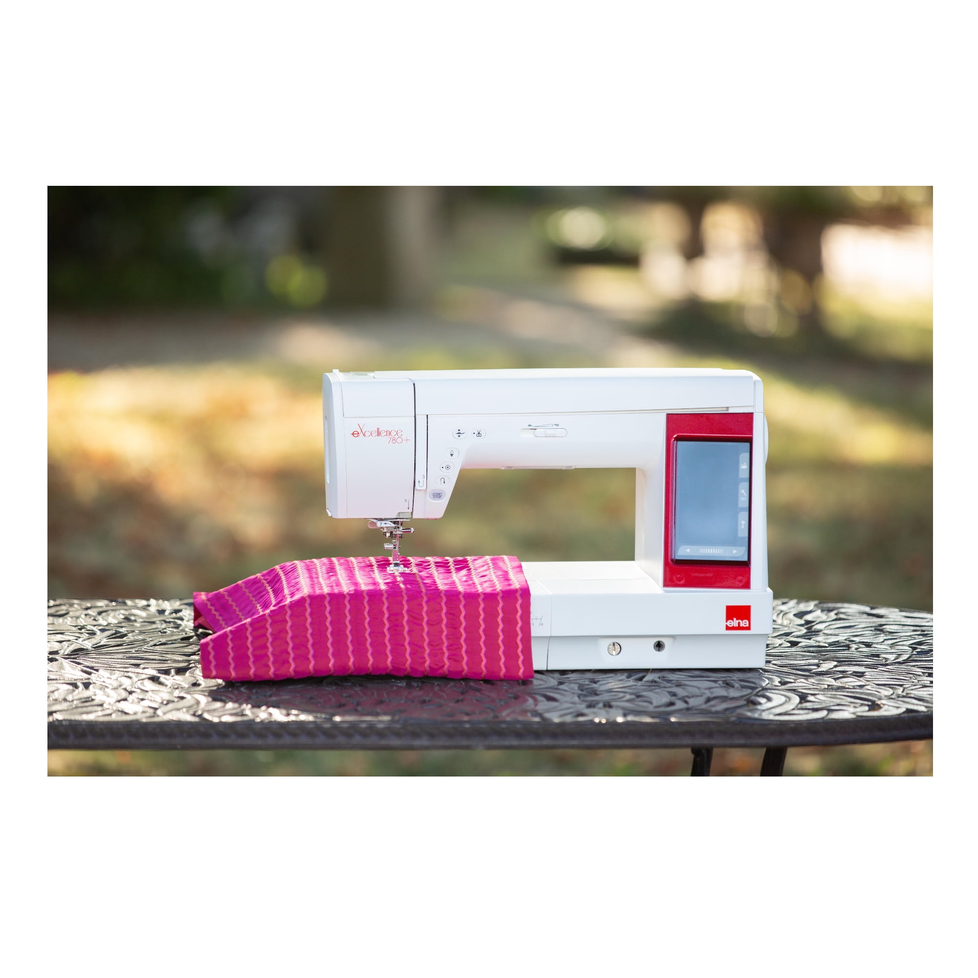Pre-Owned Elna eXcellence 780 Plus Computerized Sewing Machine with 350 Stitches and High-Speed Performance