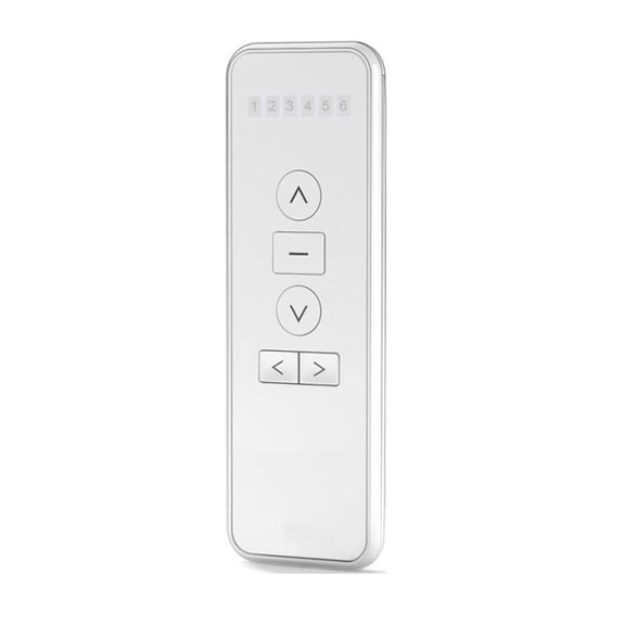 AC123-06 6 Channel Wireless RF433.92 Controller Transmitter Remote, Working for Electric Blinds
