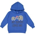 thumbnail image 2 of Inktastic My Auntie Loves Me Toddler Hoodie, 2 of 4