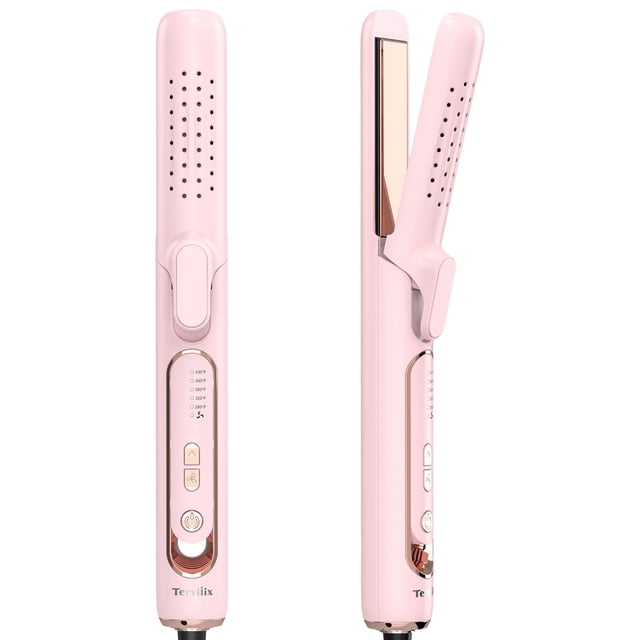 Plancha y rizador de pelo Terviiix Airflow Styler Pink