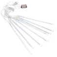 thumbnail image 1 of Meteor Shower Light LED Waterproof DoubleSided Patch 30cm 24LED Yard Strip Light US Plug 110220V(Blue Light 8pcs Light Tube), 1 of 5