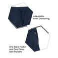 thumbnail image 3 of Ben Din Clothing Men's Cotton Casual Jersey Workout Shorts with Pockets, 3 of 5
