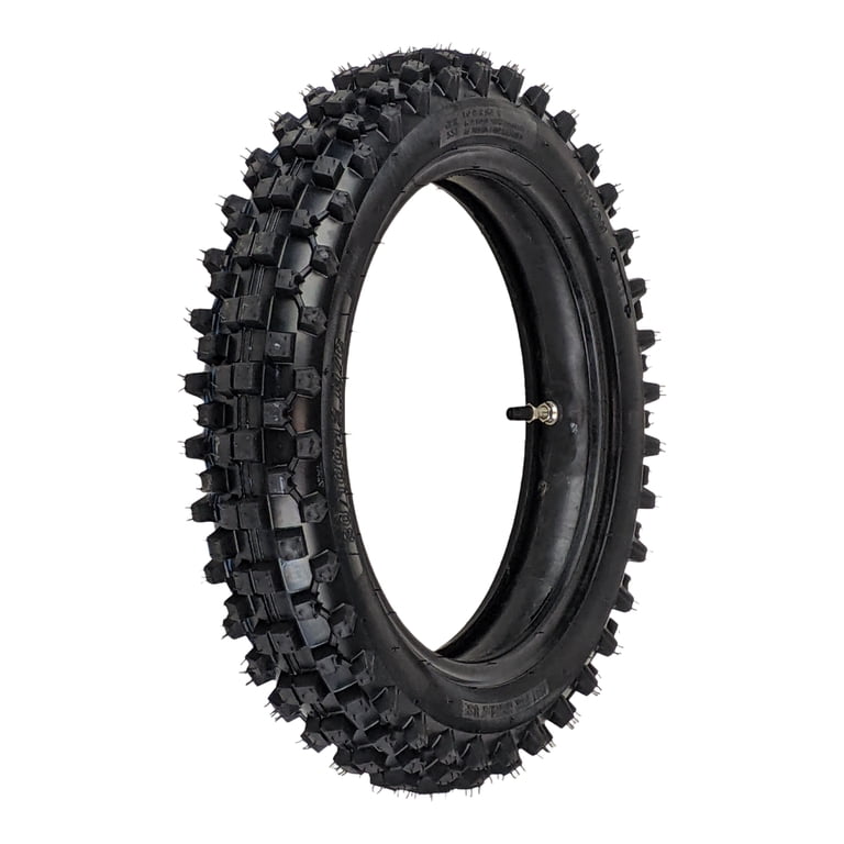 2.50-14 / 60/100-14 Off Road Motorcycle Tire & Tube Kit - Motocross Front Tire For Pit Bikes