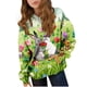 thumbnail image 1 of Sudadera con capucha para niñas y niños, sudadera de manga larga con cuello redondo y estampado de moda, jersey con bolsillo, 1 of 8