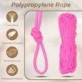 thumbnail image 3 of Uxcell 1/8" Paracord Rope, 151ft 7 Strand Heavy Duty Camping Rope Braided Polypropylene Ropes, Lightweight Tie-Downs Utility Cord for Marine, Indoor & Outdoor, Pink, 3 of 6