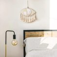 thumbnail image 2 of Decoración de pared con espejo redondo de mal de ojo, espejos bohemios decorativos con borlas, decoración de pared con espejo circular pequeño para apartamento y guardería, 2 of 5