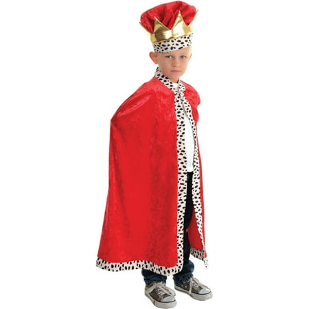 Morris costumes UR26164 Cape King Child Red