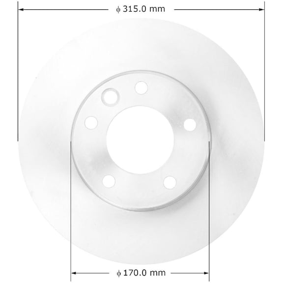 Bendix PRT6115 Premium Brake Rotor
