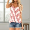 MIARHB 2021 Women's Fashion Personality Sexy Striped Print V-Neck Suspender Tops going out tops for women