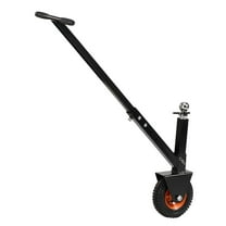300 lbs Capacity Adjustable Trailer Dolly with 16.5 & 22 Inch Height - Fits 1-7/8 & 2 Inch Balls, Heavy-Duty Moving Hand Truck