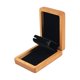 thumbnail image 3 of Organizador de joyas, caja para pendientes, madera maciza, terciopelo, elegantes collares y gemelos. Madera de cereza, 3 of 9