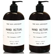 Muse Apothecary Hand Ritual Luxury Aromatherapy Liquid Hand Soap with Eucalyptus, Aloe Vera & Lavender Oil, 16 Oz 2-Pack