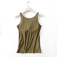 thumbnail image 5 of Womens Tank Tops with Built in Bras Scoop Neck Lightweight Breathable Fitted Sleeveless Shirt Summer Outfits, 5 of 7