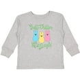 thumbnail image 3 of Inktastic Funny Easter Just Chillin' with My Peeps Boys or Girls Long Sleeve Toddler T-Shirt, 3 of 5