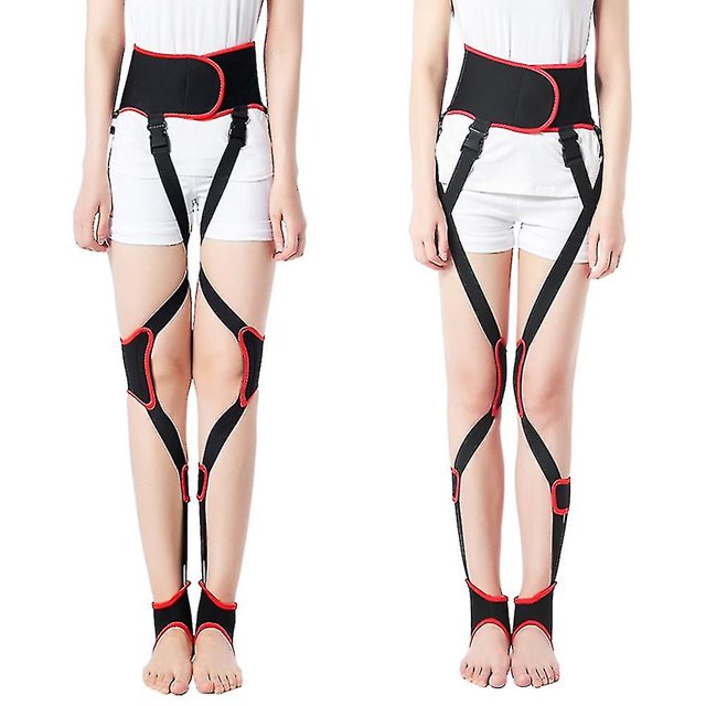 1 banda correctora de forma de pierna O/x Cinturón corrector de postura para enderezar la rodilla arqueada
