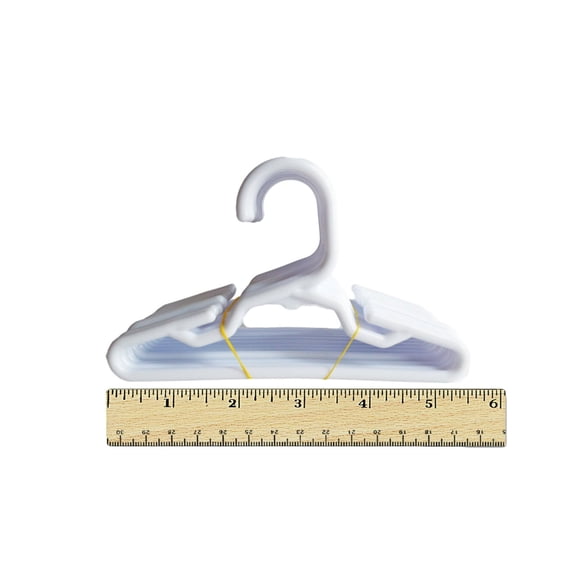 14 Inch Doll Clothes- White Hangers for 14 Inch Doll Clothes