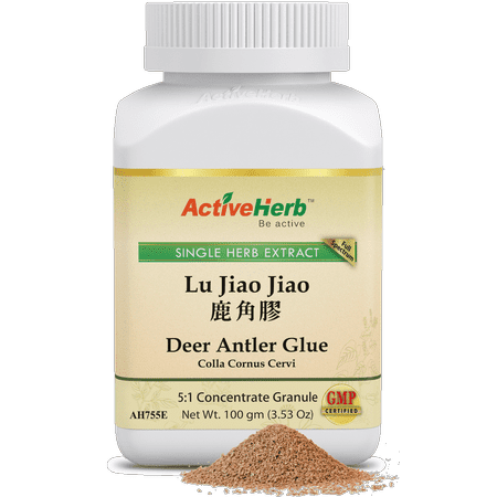 ActiveHerb, Deer Antler Glue - Lu Jiao Jiao  5:1 Extract Granules 100