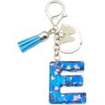 thumbnail image 2 of ORUYROP Initials Letter Keychain Blue Tassel Butterfly Pendant for Women Girls Wallet Backpack Purses, 2 of 3