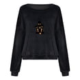 thumbnail image 1 of Women‘s Printed Sweatshirt Loose  Neck Pullover Casual Plus Size Blouse Top, 1 of 4