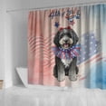 thumbnail image 4 of 4th of July Portuguese Water Dog Celebrates Independence Day Shower Curtain PWD Portie Fishing Dog Lover Waterproof Bathroom Bathtub Curtain - 12010, 4 of 5