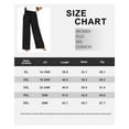 thumbnail image 7 of TIYOMI Plus Size Wide Leg Pants for Women Black Elastic High Waisted Pants Drawstring Casual Summer Pants With Pockets XL 14W 16W, 7 of 7