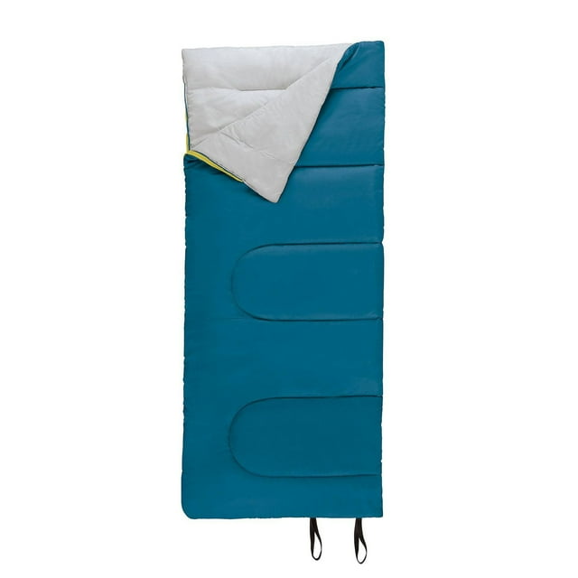 Ozark Trail 10C Sleeping Bag, 72"(L) x30" (W),Temp Rating +50℉/+10℃, Polyester Fabric, Blue