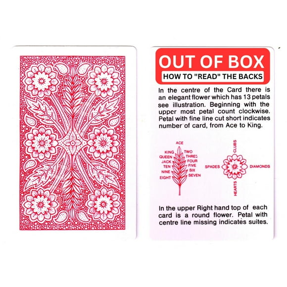 Out Of Box Magic Spy Playing Cards Pack Of 3 | Secret Trick Password For Every Card Best For Flash Game, Teen Patti, Rummy, Paplu, Magic Shows_mr | With Out Of Box Magic Spy Playing Cards