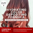 thumbnail image 5 of Pure Blends Red Hydrating Color Depositing Shampoo Brighten & Tone Color Faded Hair Semi Permanent Hair Dye Prevents Color Fade Extend Color Service on Color Treated Hair 8.5 Oz., 5 of 9