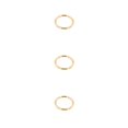 thumbnail image 1 of Matsuzay Paquete de 10 llaves pequeñas, anillos, decoración artesanal, llavero redondo, bricolaje, organización hecha a mano, círculo, artesanía Type1 NO1 Matsuzay CBP437645, 1 of 6