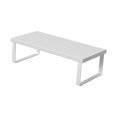 thumbnail image 4 of Bunblic Laptop Riser Computer Stand Portable,Bottom Hollow Versatile Gifts Ergonomic,Organize Monitor Riser Stand Computer Elevator White and White, 4 of 8