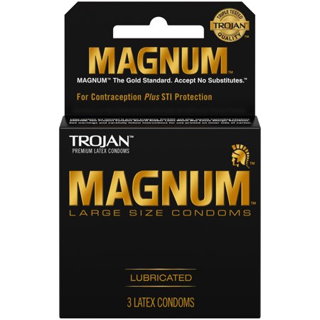 MAGNUM Large Size Condoms, 3ct
