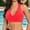 Watermelon Red, variant on Rhuody Swim Tops Women Top Tankini Set Bikini Top With Swim Skirt Summer Beach Swim Suit F Fashion Clothes Pink 2Xl