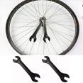 thumbnail image 2 of Bike Cycle Head Open End Axle Hub Cone Wrench Spanner Bicycle Repair Tool 2pc, 2 of 5