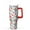 Red, variant on 40 Oz Tumbler With Handle, Santa Travel Coffee Mug Cup, Christmas Gifts, Holiday Winter Decor