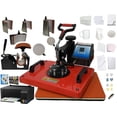 thumbnail image 1 of Combo 8 en 1 Craftech Plancha Sublimación color Roja con Impresora, 1 of 8