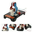 thumbnail image 3 of KAKOWELY 1 Set Electric Motor Model Mini Motor Model Physics Experiment Equipment,5.51"X3.54"X3.43", 3 of 5