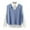 Blue, variant on SRZYMJ Sweater Vest for Women V Neck Sleeveless Knit Solid Casual Ribbed Preppy Pullover Tops