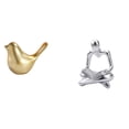 thumbnail image 1 of Figura de pájaros,Figura de pájaro dorado,decoración del hogar,estatua de animal,Estatuas decorativas de pájaros pequeños como accesorios de exhibición,Figura de pensador, 1 of 8