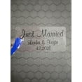 thumbnail image 4 of Etiqueta rectangular personalizada, pegatina de boda, transparente, con logotipo personalizado, nombre personalizado y etiqueta de vela, 100, 4 of 4