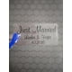 thumbnail image 4 of Etiqueta rectangular personalizada, pegatina de boda, transparente, con logotipo personalizado, nombre personalizado y etiqueta de vela, 100, 4 of 4