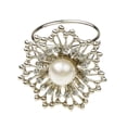 thumbnail image 3 of Wedding Party Prom Rhinestone Flower Silk Scarf Buckle Clip Holder Brooch For Women Lady Girls, 3 of 8