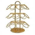 thumbnail image 3 of 27 Card Positions Pod Carousel Holder - Rotating 360 Degrees Metal Coffee Organizer for, 3 of 6