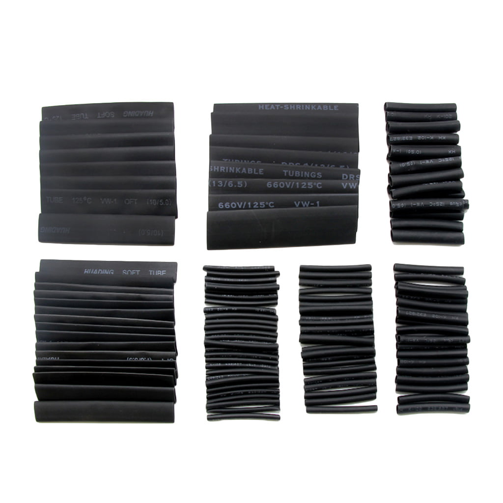127X…Heat Shrink Wire Wrap Assortment Tubing Electrical Connection Cable Sleeve 