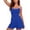 *Blue, variant on Women's Spaghetti Strap Romper,Casual Sleeveless Short Jumpsuit Loungewear Army Green,Women's Plus L