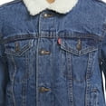 thumbnail image 4 of Levi's Boys' Faux Shearling Denim Trucker Jacket, Sizes 8-20, 4 of 11