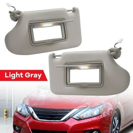 Left Driver Side Sun Visor Gray with Light Without Sunroof Compatible with Nissan Altima 2013 2014 2015 2016 2017 2018 Replaces 96401 3TA2A Walmart